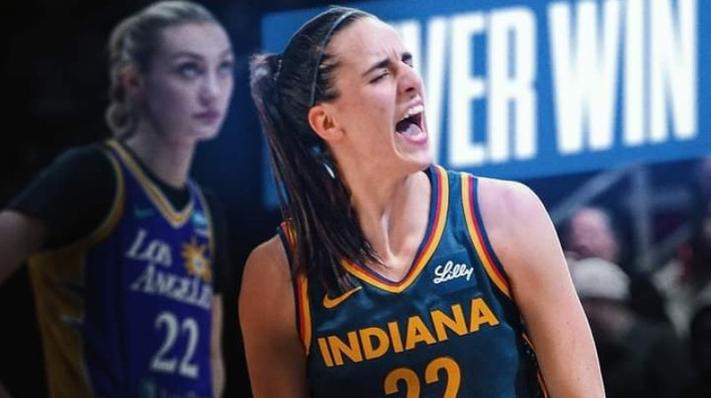 Keitlina Klārka: 30 punkti otro reizi WNBA karjerā. Foto: Indiana Fever
