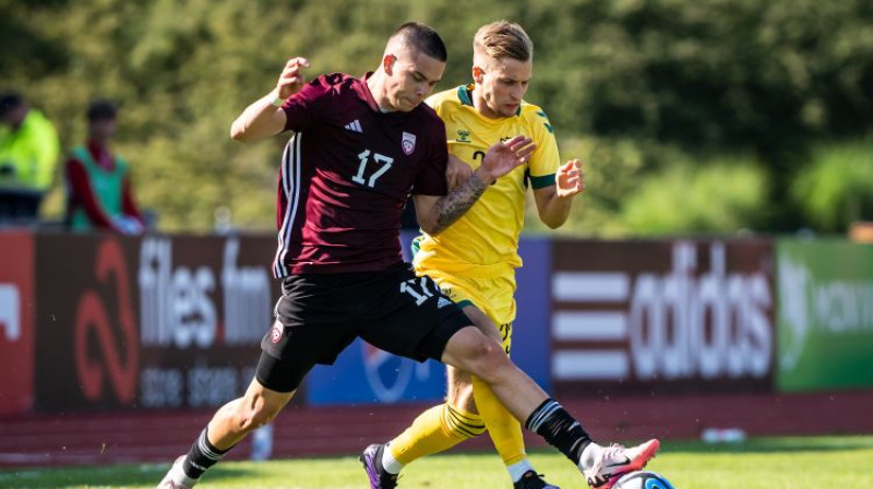 Lūkass Vapne. Foto: Sanita Sparāne/LFF