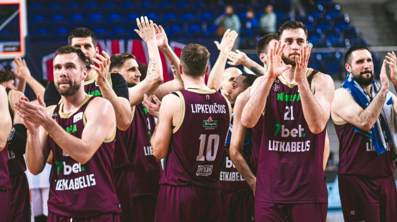 Panevēžas "Lietkabeļa" basketbolisti. Foto: BC Lietkabelis Panevėžys