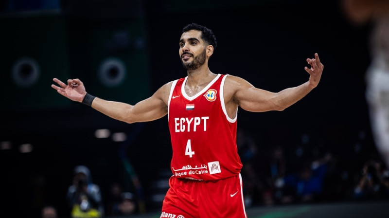 Ehabs Amins 2023. gada Pasaules kausā. Foto: FIBA