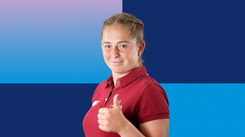 Aļona Ostapenko. Foto: Latvijas Olimpiskā komiteja