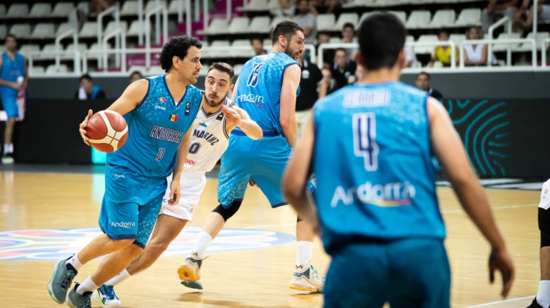 Mirklis no Andoras un Sanmarīno valstsvienību spēles. Foto: FIBA