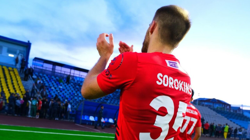 Vladislavs Sorokins. Foto: FC Qyzyljar Petropavl