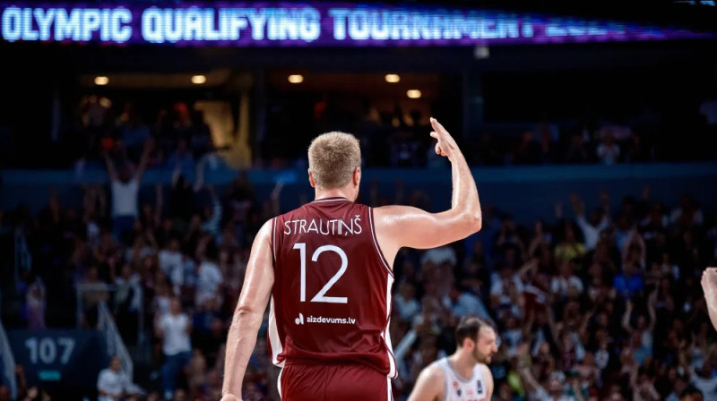 Artūrs Strautiņš 2024. gada 2. jūlijā. Foto: FIBA