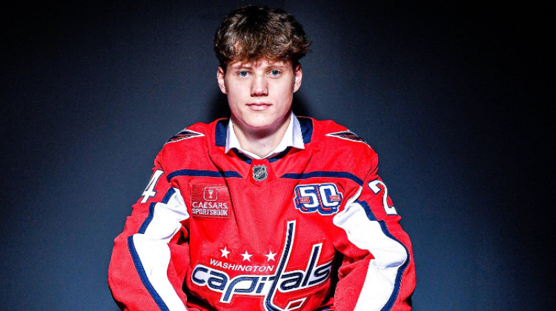 Ēriks Mateiko. Foto: Washington Capitals