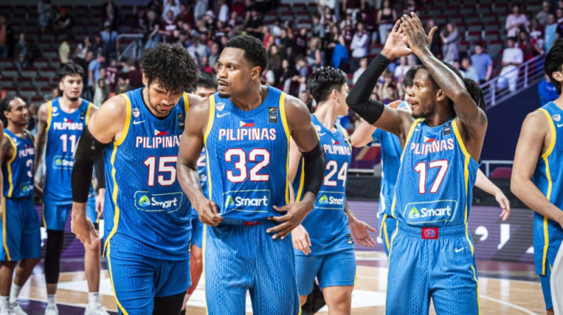 Filipīnu izlase. Foto: FIBA