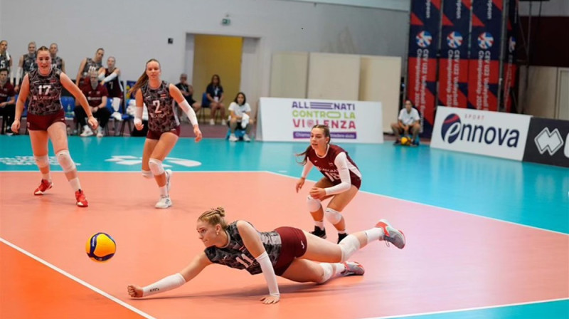 Anna Cepurīte. Foto: Latvijas Volejbola federācija.