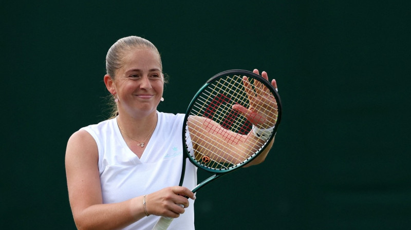 Aļona Ostapenko. Foto: Reuters/Scanpix