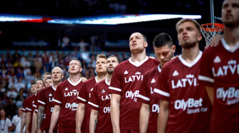 Latvijas basketbola izlase. Foto: FIBA
