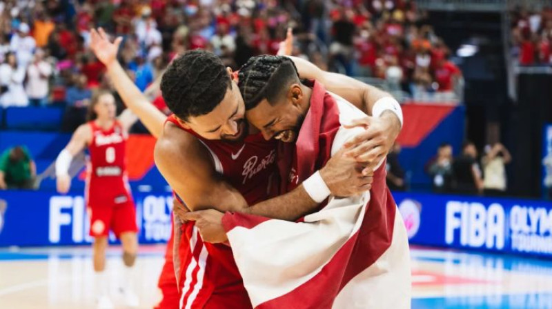 Puertoriko basketbolisti. Foto: FIBA