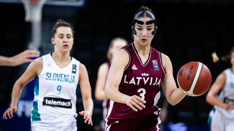 Katrīna Eva Millere 2024. gada 7. jūlijā. Foto: FIBA