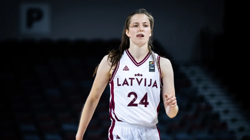 Raina Tomašicka 2024. gada 10. jūlijā. Foto: FIBA