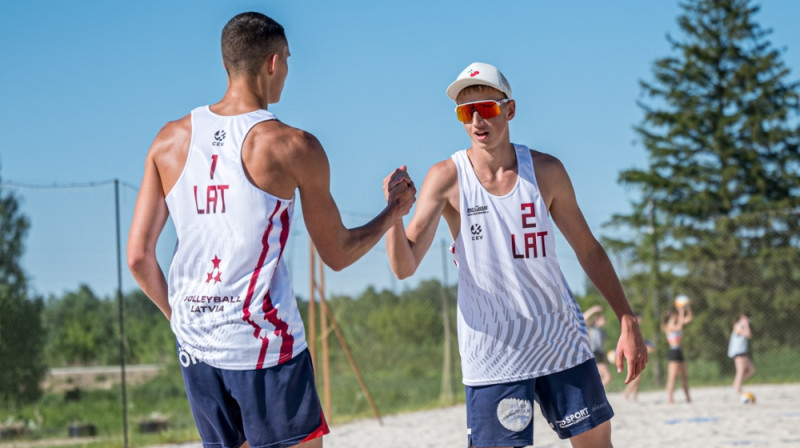 Eduards Dūdens un Ralfs Andrejevs. Foto: Edgars Leonovs