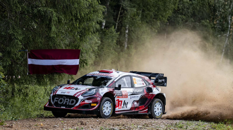 Mārtiņš Sesks un Renārs Francis. Foto: Tet Rally Latvia