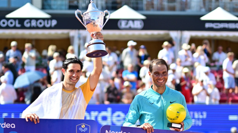 Nunu Borgešs un Rafaels Nadals. Foto: EPA/Scanpix