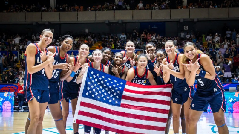 ASV U17 basketbolistes: seškārtējas pasaules čempiones. Foto: FIBA