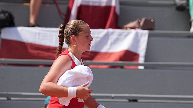 Aļona Ostapenko. Foto: Edijs Pālens/LETA/LOK