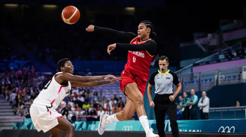 Satū Sabali: 33 punkti uzvarā pār Japānu. Foto: FIBA