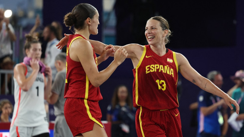 Vega Žimono un Sandra Jgeravide. Foto: Reuters/Scanpix