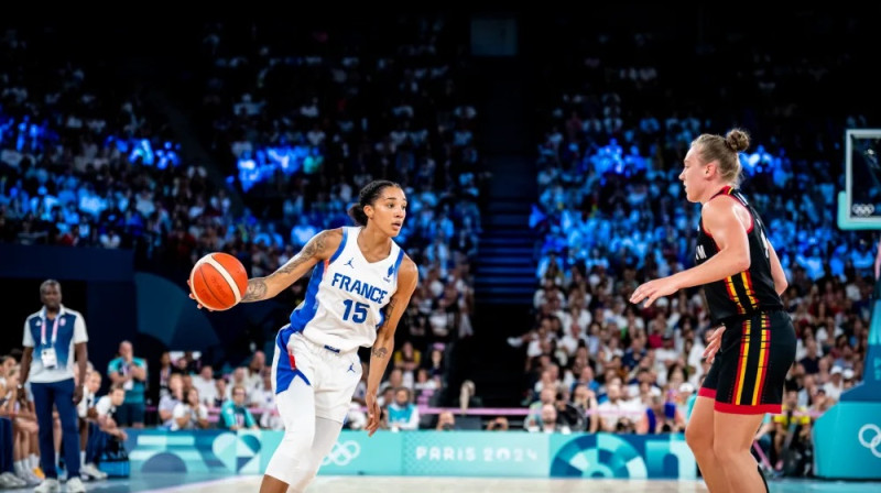 Gabija Viljamsa 2024. gada 9. augustā Parīzē. Foto: FIBA