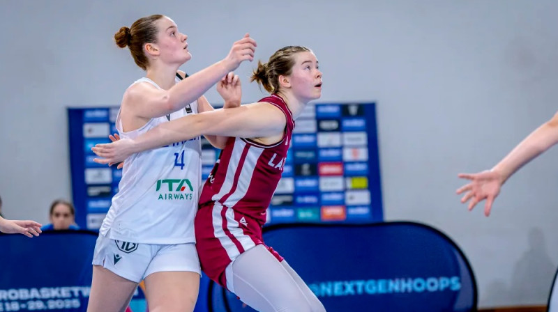 Evelīna Otto 2024. gada 11. augustā. Foto: FIBA