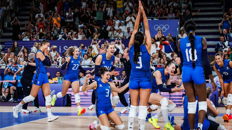 Itālijas valstsvienības volejbolistes. Foto: volleyballworld.com