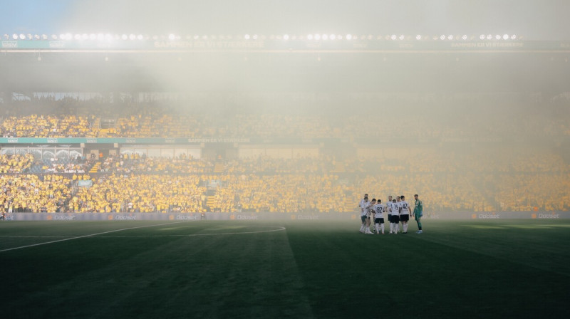 Varšavas "Legia" futbolisti pirms nedēļas Dānijā. Foto: Mateusz Kostrzewa