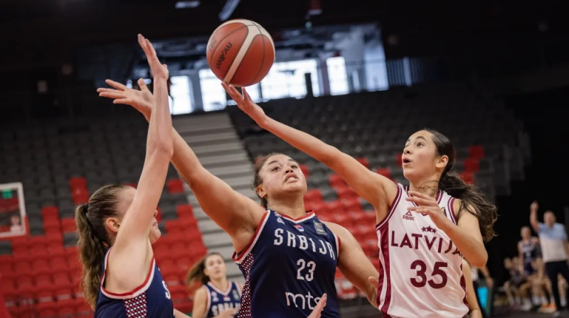 Šarlote Skrebele 2024. gada 17. augustā Miškolcā. Foto: FIBA