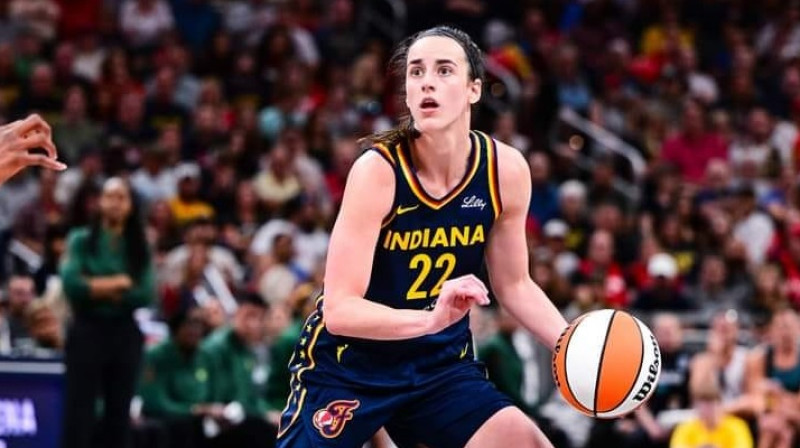 Keitlina Klārka 2024. gada 18. augustā. Foto: Indiana Fever