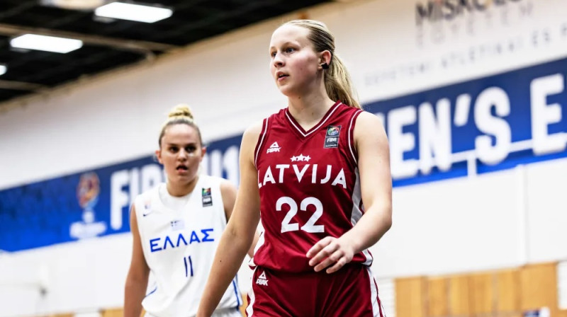 Maija Aploka 2024. gada 21. augustā Miškolcā. Foto: FIBA