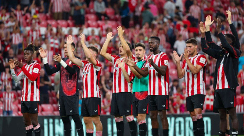 Bilbao "Athletic" futbolisti. Foto: EPA/Scanpix