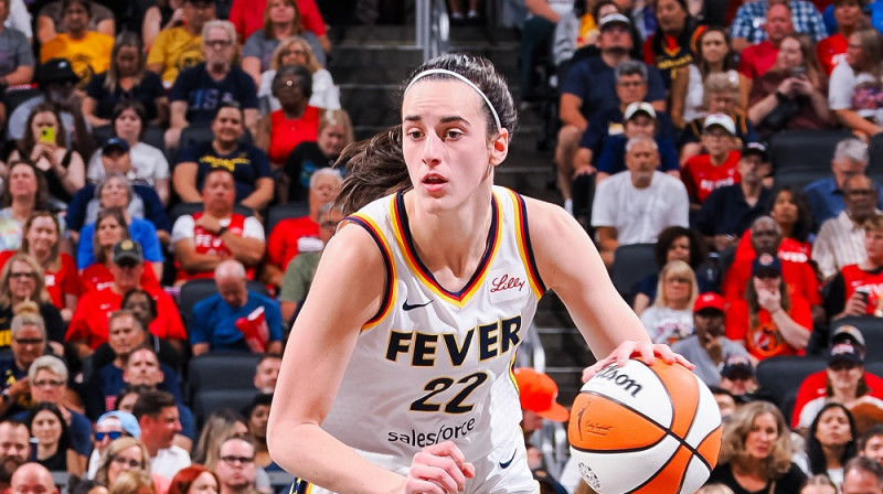 Keitlina Klārka 2024. gada 28. augustā. Foto: Indiana Fever