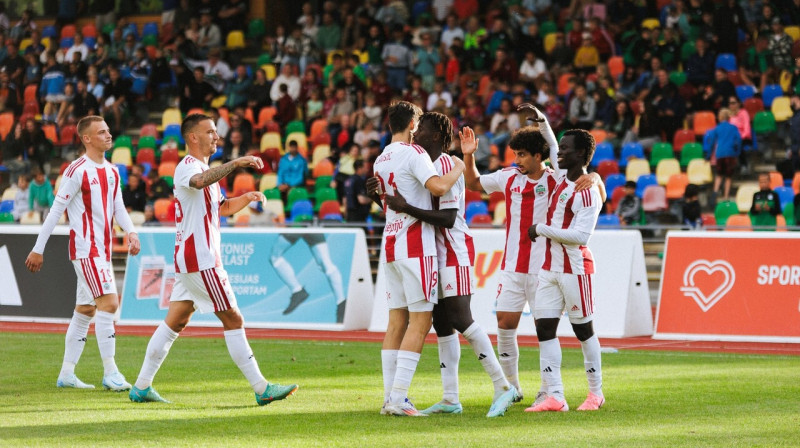 "Liepājas" futbolisti. Foto: FK Liepāja