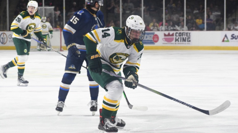 Olivers Mūrnieks. Foto: Sioux City Musketeers