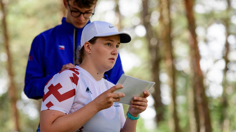 Laura Elīza Lapiņa. Foto: Latvijas orientēšanās federācija.