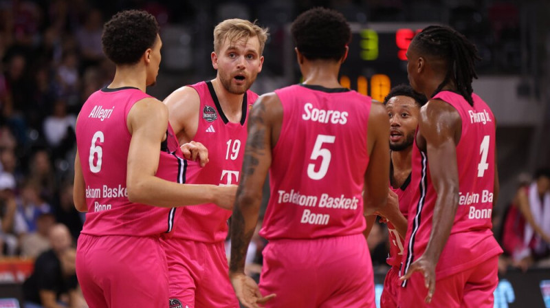 Bonnas "Telekom Baskets" basketbolisti. Foto: IMAGO/Scanpix