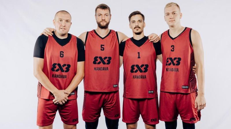 "Kandava/Turība" basketbolisti. Foto: FIBA