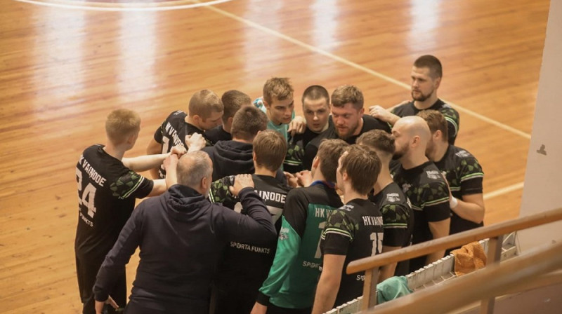 HK "Vaiņode". Foto: Latvijas Handbola federācija.