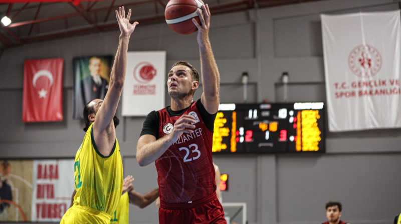 Rolands Freimanis. Foto: Maçtan Kareler/Gaziantep Basketbol