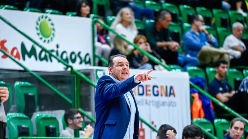 Mārtiņš Zībarts 2024. gada 9. oktobrī. Foto: EuroCup Women