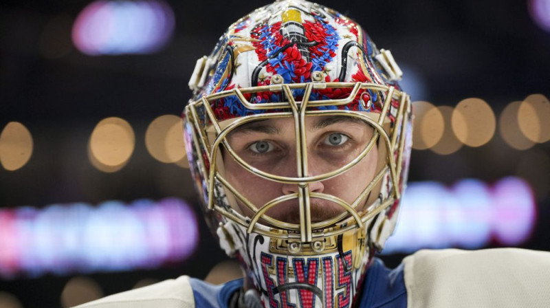 Elvis Merzļikins. Foto: USA Sports Today/Scanpix