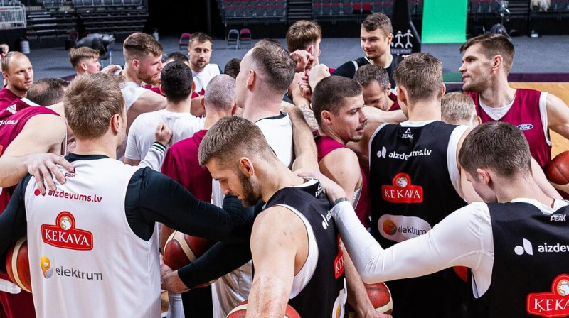 Latvijas izlase 2024. gada novembra kvalifikācijas logā. Foto: Mārtiņš Goldbergs/LBS