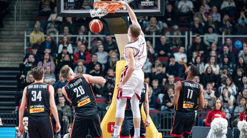 Kārlis Šiliņš 2024. gada 22. novembrī. Foto: FIBA