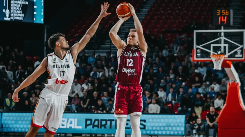 Artūrs Strautiņš 2024. gada 25. novembrī. Foto: FIBA