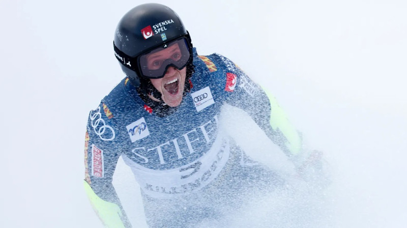 Sesto uzvaru izcīnījusī Sāra Hektore. Foto: FIS.