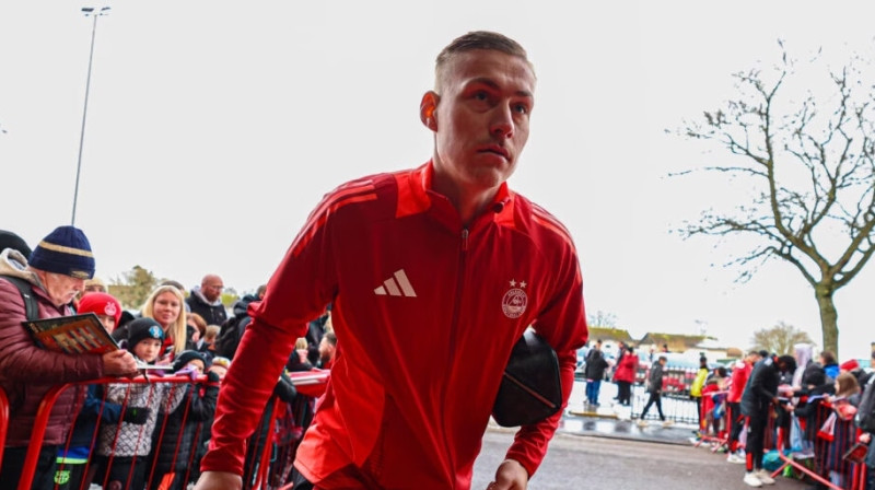 Kristers Tobers. Foto: FC Aberdeen