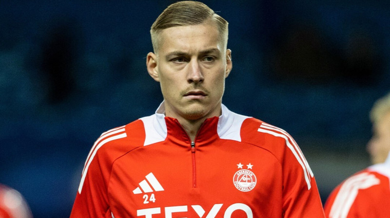 Kristers Tobers. Foto: Aberdeen FC