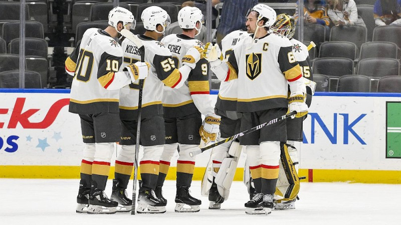 Vegasas "Golden Knights" hokejisti Foto: RC/Scanpix