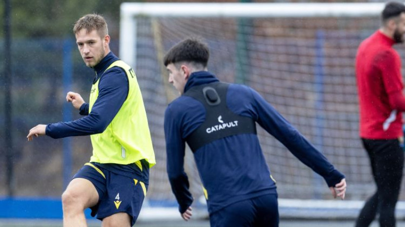 Daniels Balodis. Foto: St. Johnstone