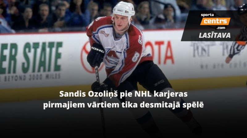 Sandis Ozoliņš. Foto: NHL